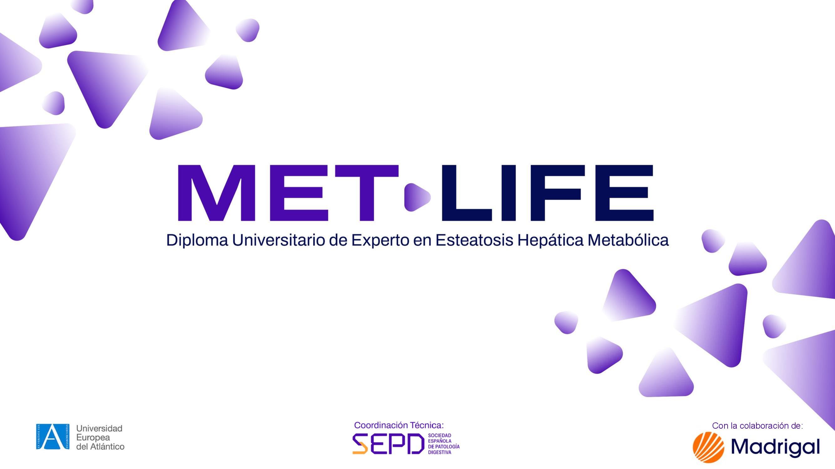 Diploma Universitario de Experto en Esteatosis Hepática Metabólica. MET-LIFE